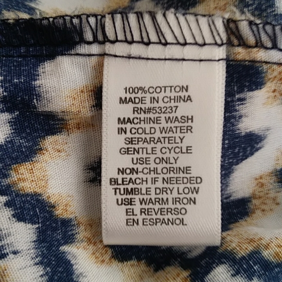 Mlle Gabrielle Collared Button Up Dress PL Navy White Mustard Yellow - Picture 3 of 16